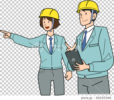 計画を進める作業員 計画を進める作業員 89295946