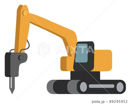 重機アイコン-ブレイカー 89295952