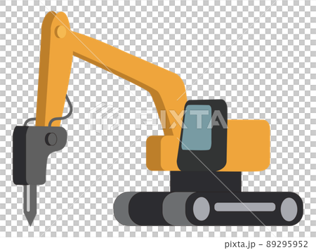 重機アイコン-ブレイカー 89295952