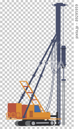 Pile driver for foundation work 89295959