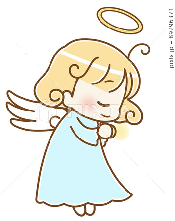 天使の祈り 右向き 光 天使の祈り 右向き 光 89296371