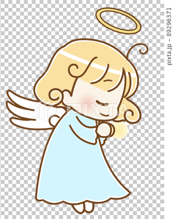 天使的祈禱正對著光 89296371