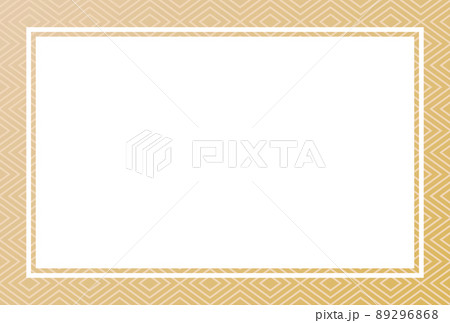 入子菱(いれこびし)柄のフレーム壁紙イメージ 入子菱(いれこびし)柄のフレーム壁紙イメージ 89296868
