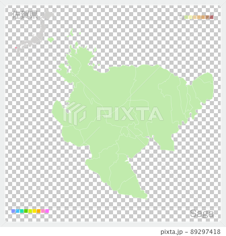 佐賀県の地図・Saga Map 佐賀県の地図・Saga Map 89297418