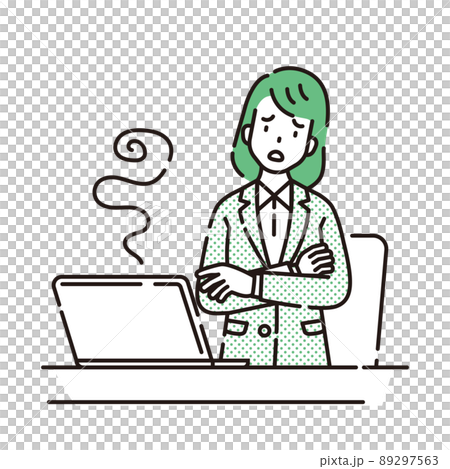 線画人物 89297563