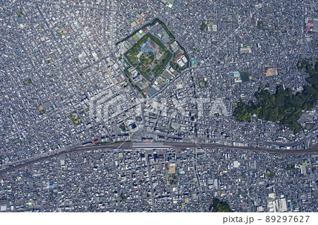 静岡周辺真俯瞰・空撮	 89297627