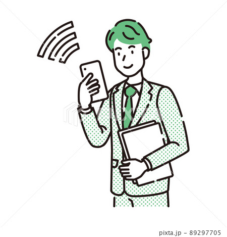 線画人物 89297705