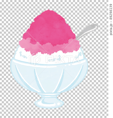 いちごのかき氷 89298139
