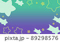 緑と紫の流れ星フレーム 89298576