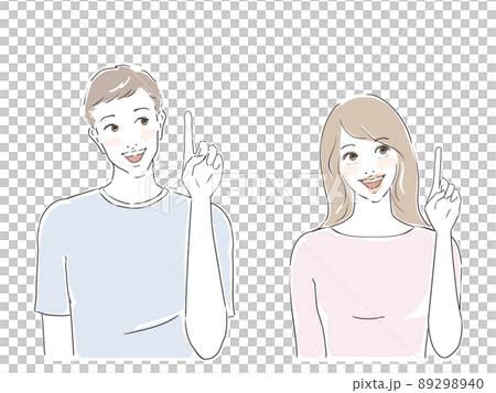 30多歲美麗男女情侶指點說明 89298940