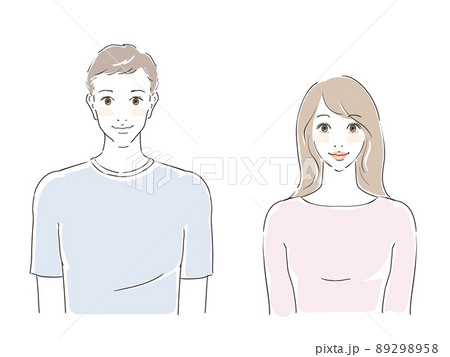 美しい男女カップル30代 89298958