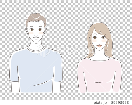 美しい男女カップル30代 89298958