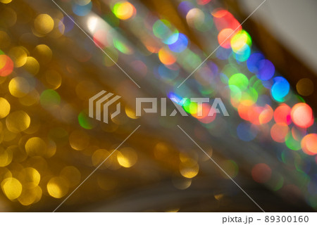 Multicolored rainbow large bokeh effect background 89300160