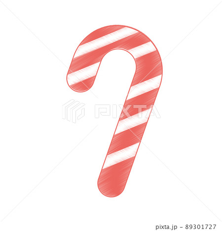 クリスマスイラスト　鉛筆画風　キャンディ 89301727