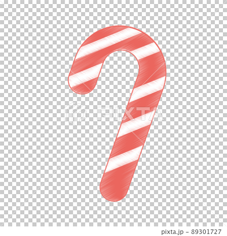 クリスマスイラスト　鉛筆画風　キャンディ 89301727