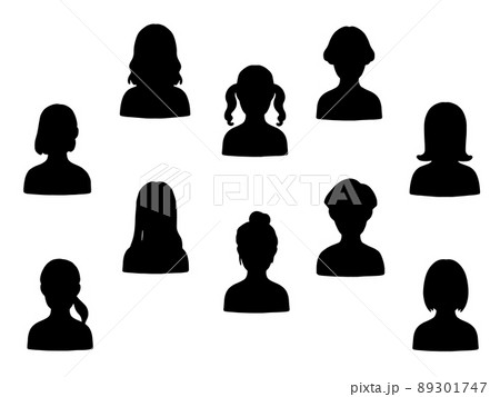 female avatar silhouette