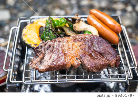 ソロキャン　バーベキュー 89301797