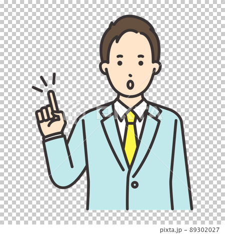 男性 サラリーマン ポーズ ひらめく 男性 サラリーマン ポーズ ひらめく 89302027