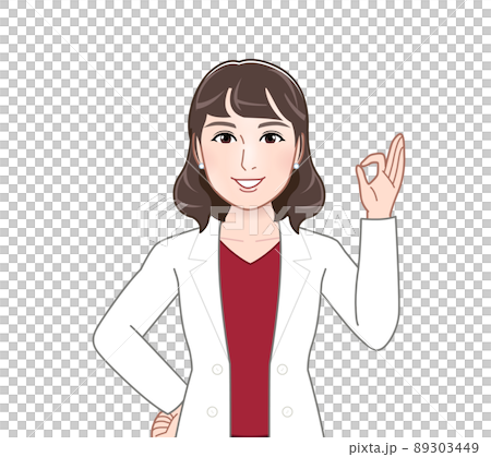 穿著外套的時尚女人 89303449