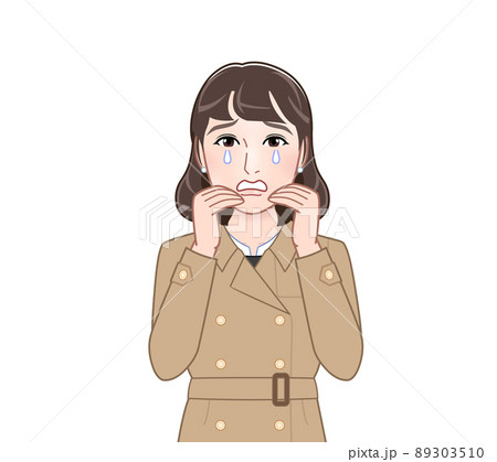 コートを着たおしゃれな女性 コートを着たおしゃれな女性 89303510