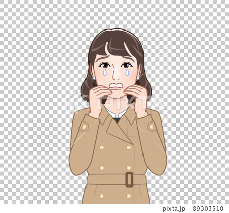 コートを着たおしゃれな女性 コートを着たおしゃれな女性 89303510
