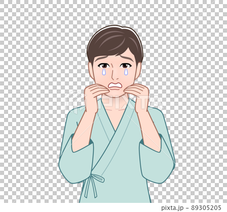 和服的年輕英俊的人 89305205