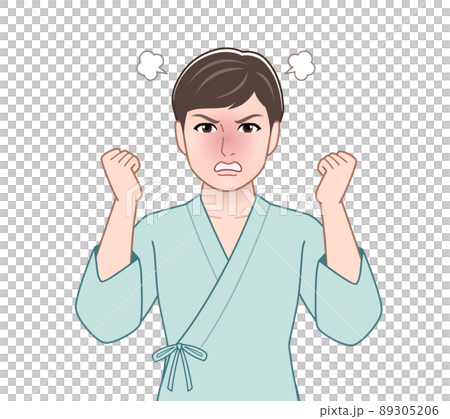 和服的年輕英俊的人 89305206