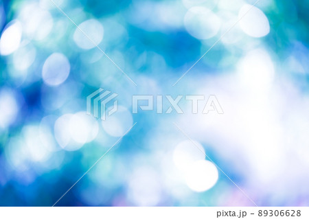 玉ボケ　キラキライメージ　青 89306628