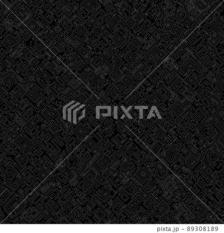 Minimalistic background made of concentric wavy lines, rings, stripes, masking technique ready 89308189