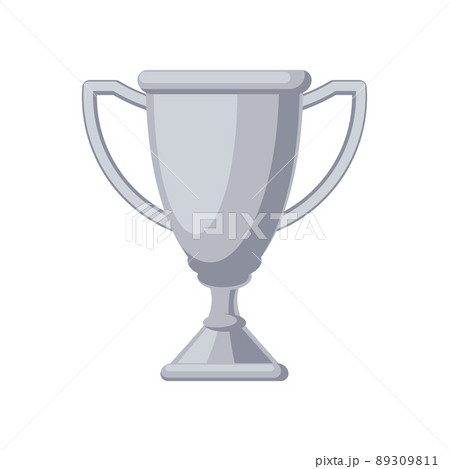 Silver trophy. Winner goblet icon. Second place in the competition Silver trophy. Winner goblet icon. Second place in the competition 89309811