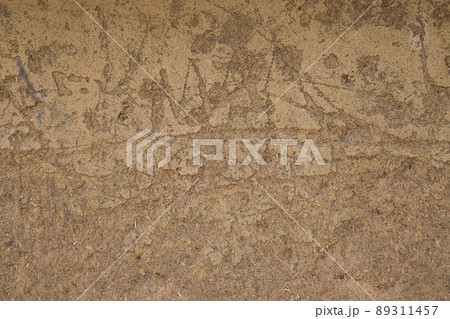 背景素材 古い土壁 背景素材 古い土壁 89311457