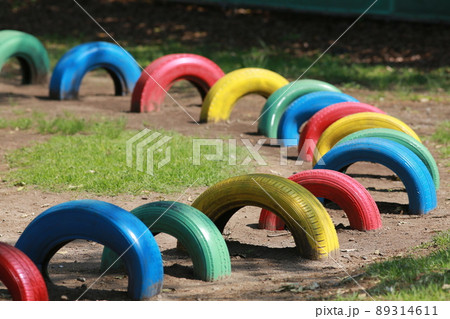 公園の遊具 公園の遊具 89314611
