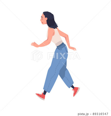 Fire Emergency with Woman Escaping Saving Life when Smoke Vector Illustration Fire Emergency with Woman Escaping Saving Life when Smoke Vector Illustration 89316547