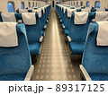東海道新幹線の無人の座席 89317125