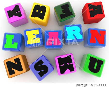Learn concept from colored letters to toy blocks Learn concept from colored letters to toy blocks 89321111