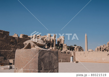 Ruins of the Egyptian Karnak Temple, the largest open-air museum in Luxor Ruins of the Egyptian Karnak Temple, the largest open-air museum in Luxor 89321519
