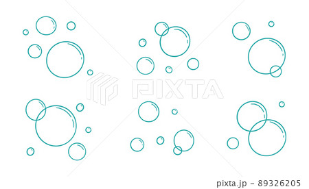 Water bubble doodle. Hand drawn 89326205