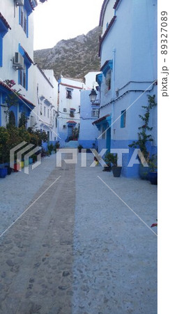 モロッコ　シャウエン旧市街　2019年9月に撮影 89327089