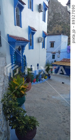 モロッコ　シャウエン旧市街　2019年9月に撮影 89327090