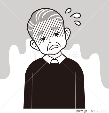 疲れたシニア男性 89329228