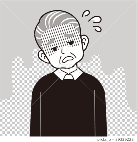 疲れたシニア男性 89329228