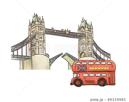 ロンドンブリッジとロンドンバス 89329983