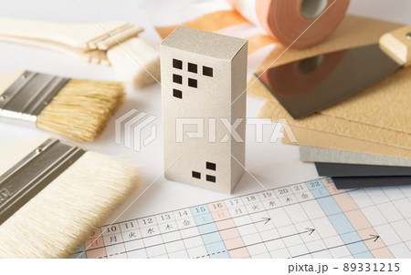 塗装工事　リフォーム　外壁塗装　修繕　マンション　ビル　集合住宅 89331215