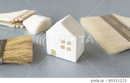 塗装工事 ハケ 刷毛 リフォーム 外壁塗装 修繕 塗装工事 ハケ 刷毛 リフォーム 外壁塗装 修繕 89331223