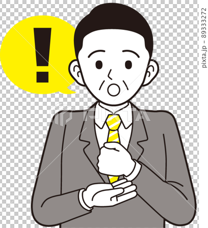 納得するミドル男性ビジネスマン 89333272