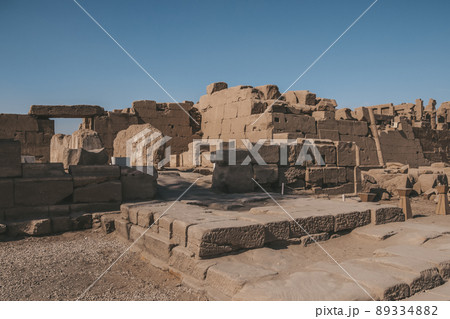Ruins of the Egyptian Karnak Temple, the largest open-air museum in Luxor 89334882