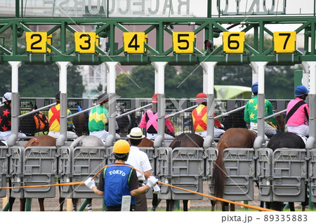 競馬ゲートインの写真素材 3358 競馬ゲートインの写真素材 3358