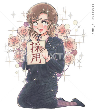 採用に歓喜号泣する70sキラキラ少女漫画風のヒロイン・薔薇 採用に歓喜号泣する70sキラキラ少女漫画風のヒロイン・薔薇 89335934