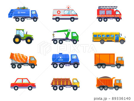 set with public and freight transport. 89336140