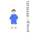 甚平を着た男の子 89336161